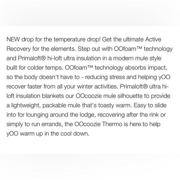 OOFOS Women’s OOcoozie Thermo Mules - Picture 7 of 8